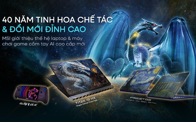 COMPUTEX 2026: MSI tiên phong với siêu phẩm Titan 18 HX và máy chơi game Claw 8 EX