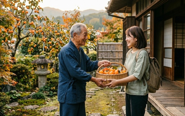 Lý giải hành động chặt cây khi có người xin quả của một số người Nhật