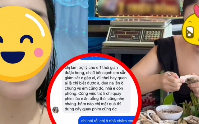 Xôn xao 1 TikToker mukbang tên M. SN 2005 bị tố làm tiểu tam, còn đề nghị cô vợ làm “trợ lý” cho mình