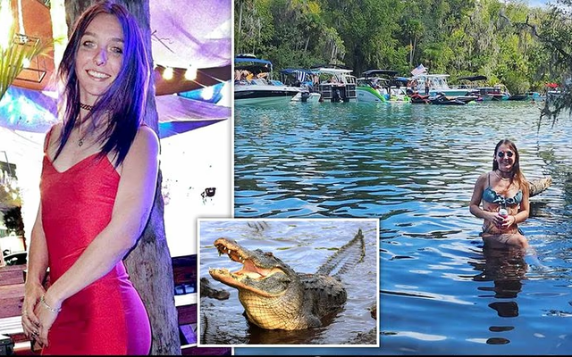 Đi tắm sông, cô gái bị cá sấu ăn thịt, hành động của người bạn trai khiến tất cả đều kinh ngạc