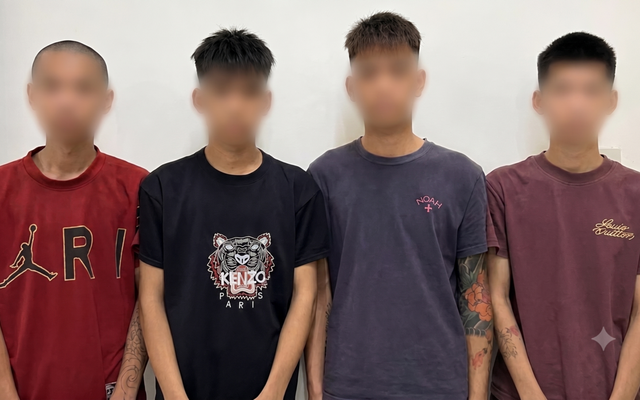 Bắt nhóm thiếu niên đeo mặt nạ, dùng dao đe dọa cướp xe máy ở Bắc Ninh