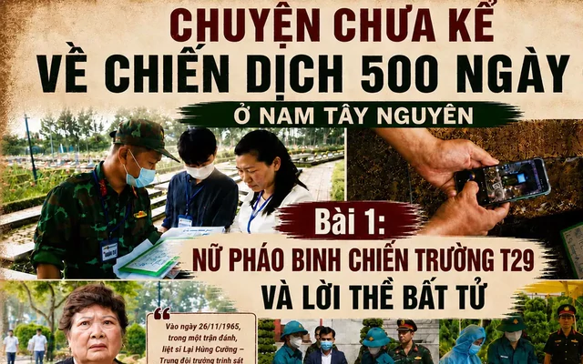 Nữ pháo binh chiến trường T29 và lời thề bất tử