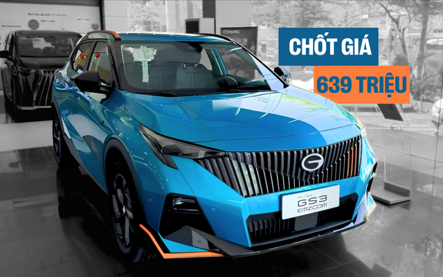 GAC GS3 Emzoom chốt giá 639 triệu tại Việt Nam: Máy 1.5L tăng áp mạnh 174 mã lực, ADAS cấp độ 2, cạnh tranh với Yaris Cross, Seltos lẫn Xforce