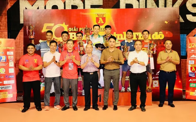 Xác định các VĐV top đầu Giải Pickleball kỷ niệm 50 năm An ninh Thủ đô xuất bản số đầu tiên
