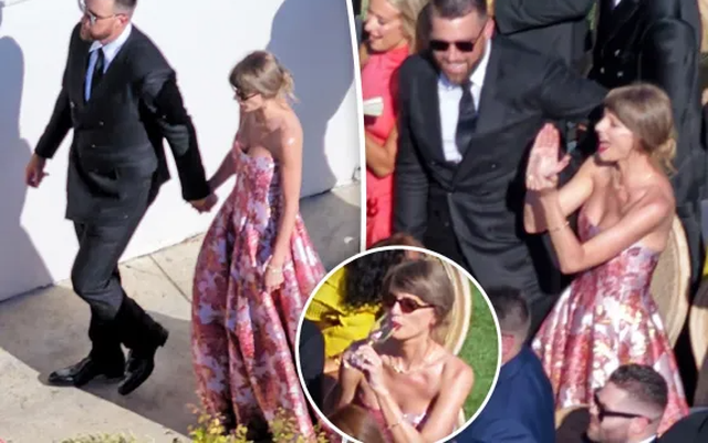 Taylor Swift và ông xã cầu thủ lần đầu lộ diện sau "đám cưới thế kỷ"!