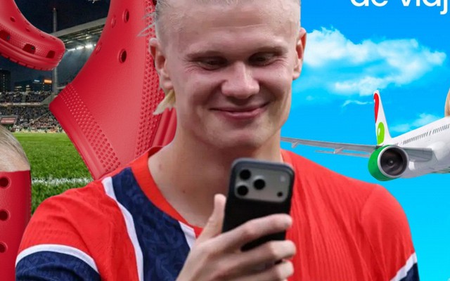Erling Haaland trở thành chất liệu viral của loạt thương hiệu, từ hãng hàng không nổi tiếng, KFC đến Crocs