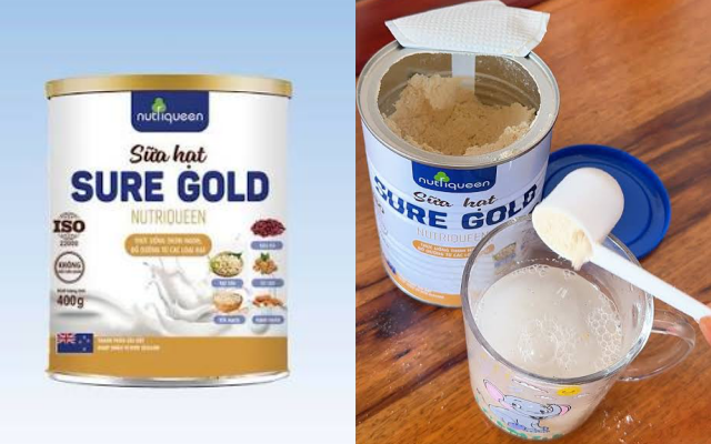Bất ngờ kết quả kiểm nghiệm lô sữa hạt Sure Gold Nutri Queen, doanh nghiệp bị xử phạt