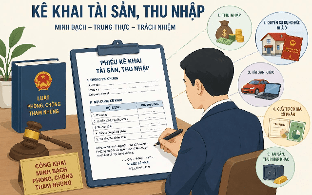Chính thức từ tháng 7, những trường hợp sau sẽ phải kê khai tài sản, thu nhập, gồm cả tài khoản ngân hàng, sổ tiết kiệm, sổ đỏ...