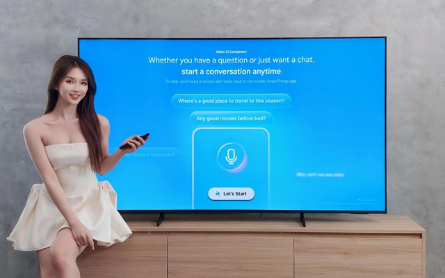 “Chiến hữu” AI trên Samsung AI TV làm nức lòng tín đồ bóng đá