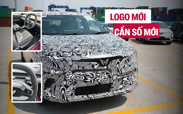 Lộ nội thất xe lạ dễ là VinFast VF 5 mới: Cần số điện tử như VF 8, tay lái nghịch xuất đi nước ngoài, logo mới dành cho dòng Green