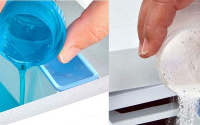Nên dùng nước giặt hay bột giặt?