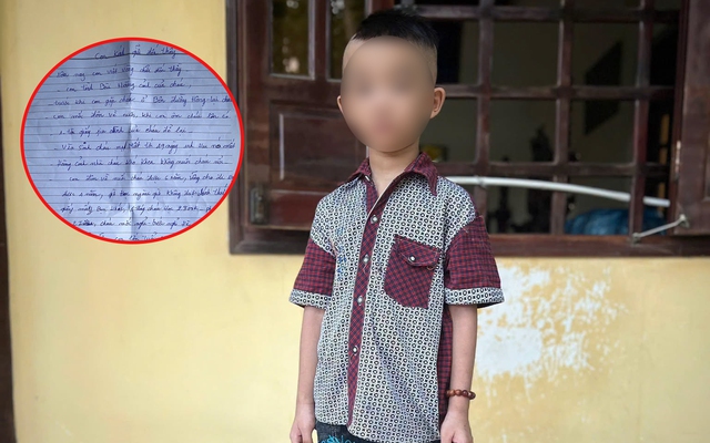 Bé trai 6 tuổi bị bỏ lại ở cổng chùa, hé lộ nội dung lá thư viết tay của người "bí ẩn"