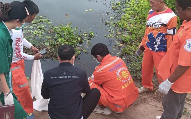 Thấy đàn cá vây quanh túi ni lông dưới chân cầu, người đàn ông kéo lại gần: Nhìn vào liền tái mặt