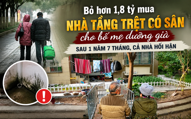 Bỏ hơn 1,8 tỷ đồng mua căn hộ tầng trệt có sân cho bố mẹ dưỡng già, tôi không ngờ chỉ sau chưa đầy 2 năm cả nhà đều hối hận