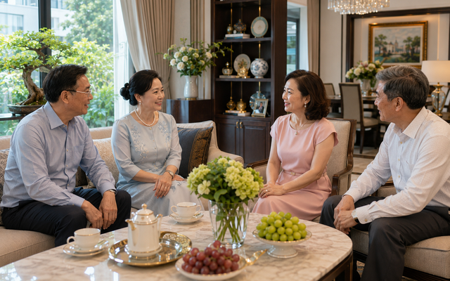 Nhìn một việc trong bữa cơm với gia đình thông gia tương lai, người bố trăn trở không muốn gả con 