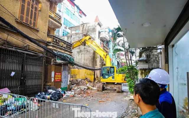 Ngõ 'đau khổ' ở Hà Nội bước vào giai đoạn giải phóng mặt bằng