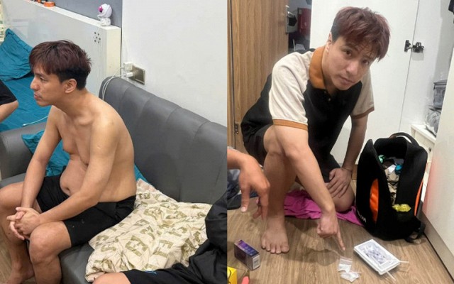 Hình ảnh ca sĩ Tăng Nhật Tuệ thời điểm bị bắt trong đường dây ma túy 48 người