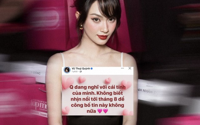 Vũ Thúy Quỳnh sẽ công bố một tin nóng trong tháng 8, netizen đoán già đoán non chuyện đang có em bé