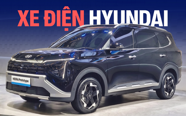 Hyundai Neira lần đầu lộ diện: SUV thuần điện 7 chỗ, thiết kế tương đồng Kia Carens, có kế hoạch lắp ráp tại ĐNÁ
