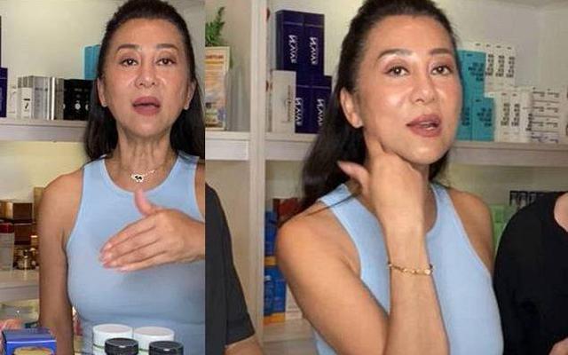 MC Kỳ Duyên 61 tuổi bị soi nhan sắc khi livestream