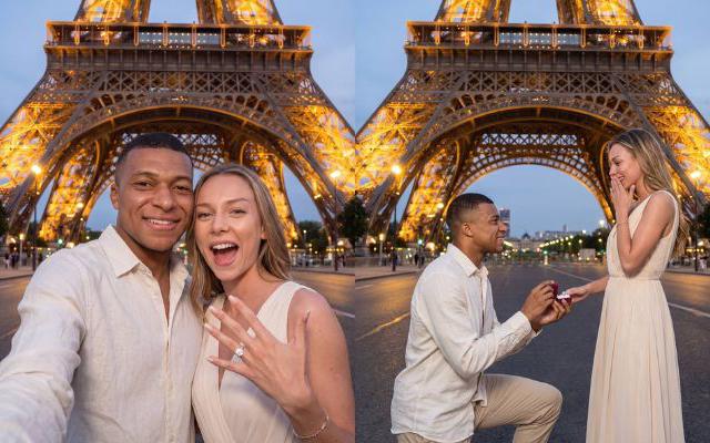 Thực hư bức ảnh Mbappé quỳ gối cầu hôn mỹ nhân Tây Ban Nha Ester Expósito sau World Cup