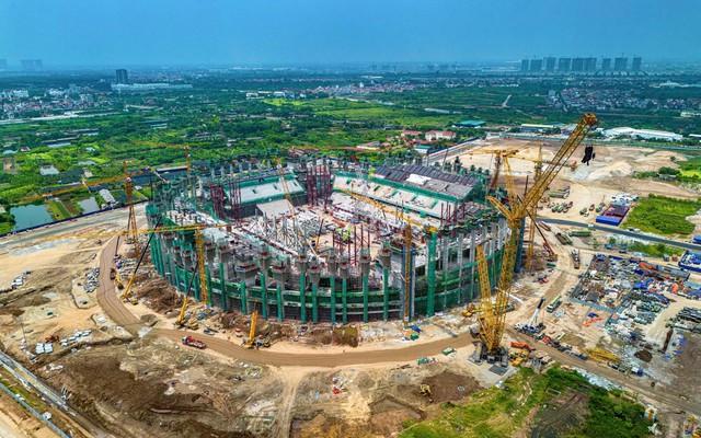 Siêu sân vận động lớn thứ hai Việt Nam sắp lắp đặt hệ mái vòm đóng mở tự động đầu tiên cả nước: Khủng cỡ nào?