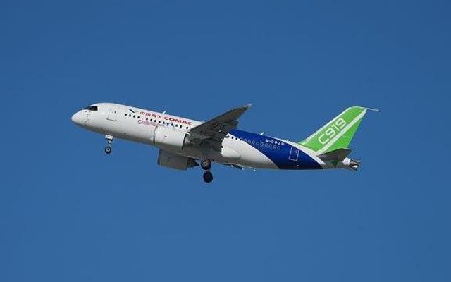 Phiên bản 'tầm cao' của máy bay C919 hoàn thành chuyến bay thử nghiệm đầu tiên