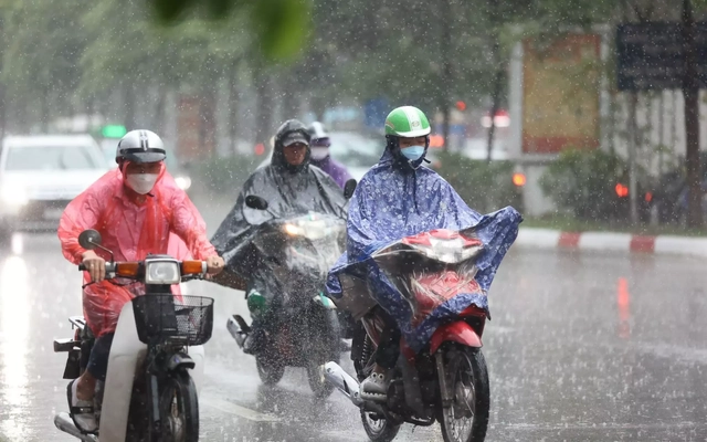 Đêm nay, nhiều khu vực tại Bắc Bộ có mưa to