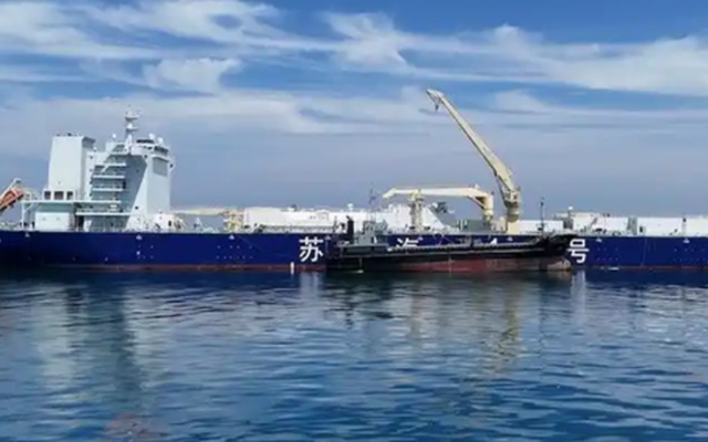 Trung Quốc vận hành tàu 100.000 tấn lênh đênh ngoài biển hơn 6 tháng, tiên phong làm một điều đầu tiên trên thế giới