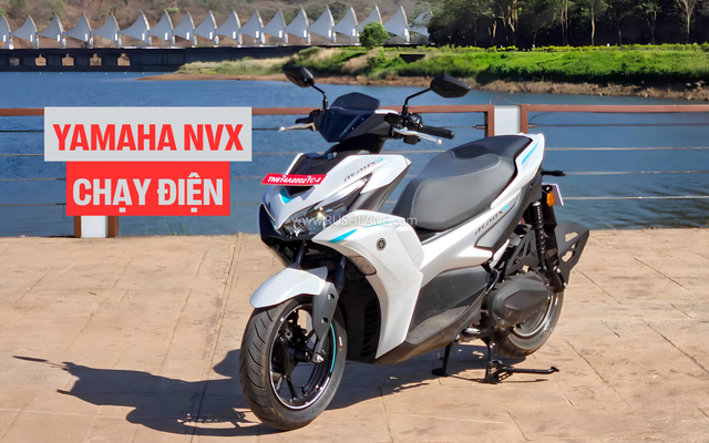 Yamaha NVX bản thuần điện mở bán: Kiểu dáng y hệt xe xăng, 'hy sinh' cốp để đặt pin, đi được 117 km/sạc