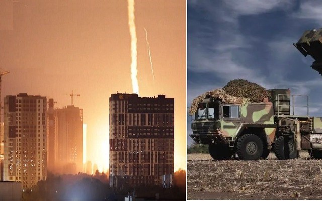Patriot tê liệt, toàn bộ 23 tên lửa Nga đánh trúng thủ đô Kiev