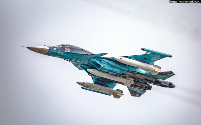 Tên lửa hành trình Kh-101 sẽ được phóng từ oanh tạc cơ Su-34?