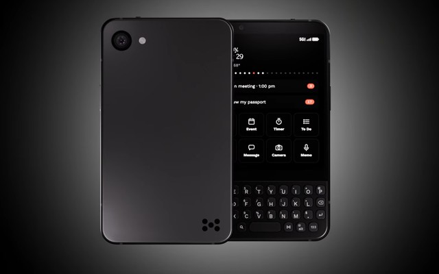 Lại thêm điện thoại giống BlackBerry xuất hiện: Thiết kế tối giản, vỏ nhôm nhỏ gọn, người Việt muốn mua cũng rất khó