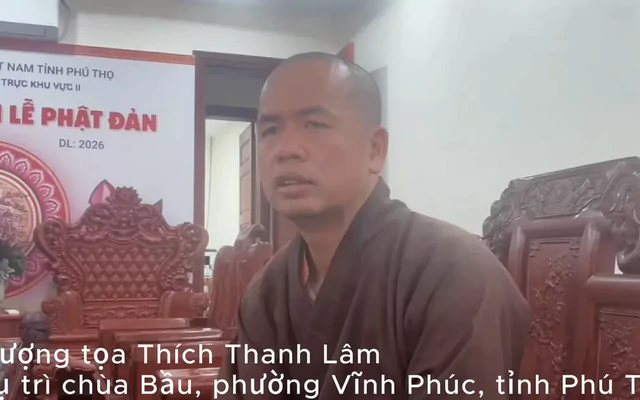 Thượng tọa Thích Thanh Lâm nói gì về việc bé trai bị đánh như thời trung cổ tại chùa?