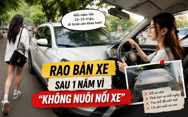 Mua ô tô vì nghĩ sẽ tiện, 1 năm sau người vợ Đà Nẵng quyết định bán: "Ai giống tôi thì nên cân nhắc trước khi xuống tiền"