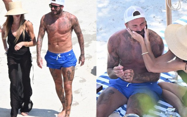 David Beckham cởi trần khoe body săn chắc ở tuổi 51