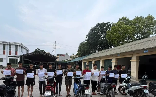 Kịp thời ngăn chặn vụ hỗn chiến trên phố của gần 40 đối tượng