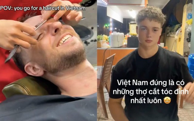 Cắt tóc cạo râu thành đặc sản du lịch Việt Nam, khách Tây sốc vì đẹp mà quá rẻ