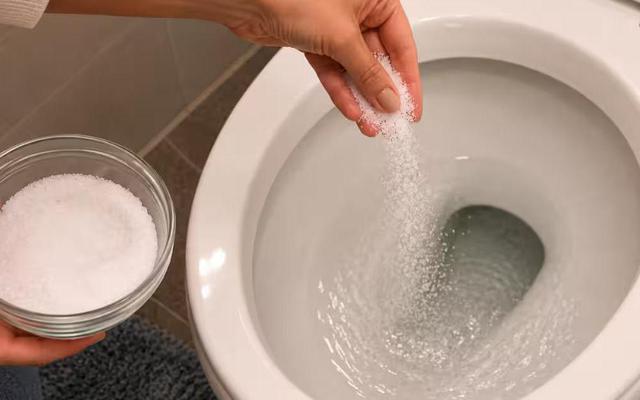 Vì sao nhiều người đổ muối vào bồn cầu trước khi đi ngủ? Sáng hôm sau mới thấy công dụng