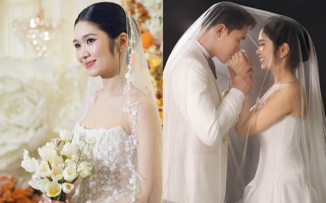 Trung vệ điển trai nhất nhì Việt Nam bất ngờ tung ảnh cưới hotgirl Ngân hàng, cô dâu xinh như mộng gây sốt