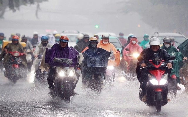 Nhiều tỉnh miền Bắc sắp xuất hiện mưa to đến rất to, kéo dài trong nhiều ngày