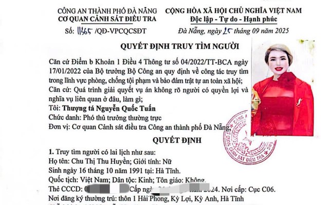 Truy tìm người tên Chu Thị Thu Huyền SN 1991