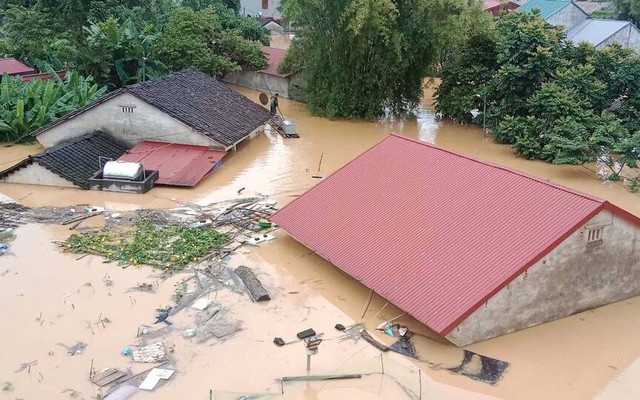 Lũ vượt báo động 3, làm ngập hơn 3.600 ngôi nhà ở Lạng Sơn