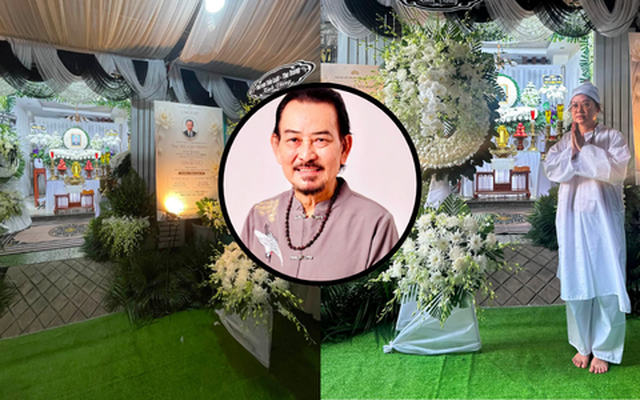 Tang lễ cố nghệ sĩ Mã Trung: Người thân lặng lẽ bên di ảnh, Lan Ngọc, vợ chồng Thu Trang chia buồn