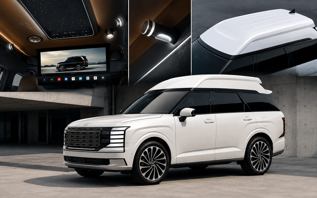Hyundai Palisade 2027 có bản 'thương gia': Cao hơn 240mm, biến khoang sau thành 'phòng VIP'