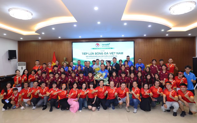 Herbalife Việt Nam tiếp lửa cho hai đội tuyển Việt Nam trước giải châu Á 2026