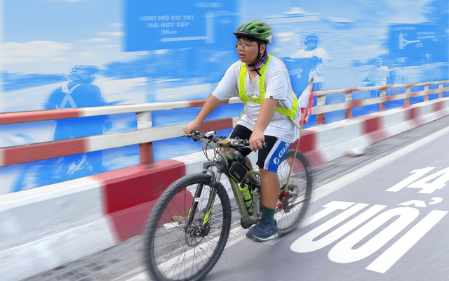 “Bị ném đá dữ dội” vì cho con nhỏ đạp xe 1.200 km xuyên Việt một mình