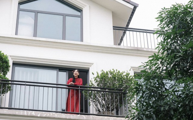 Cơ ngơi 4 tầng đẹp như lâu đài của MC Mai Ngọc