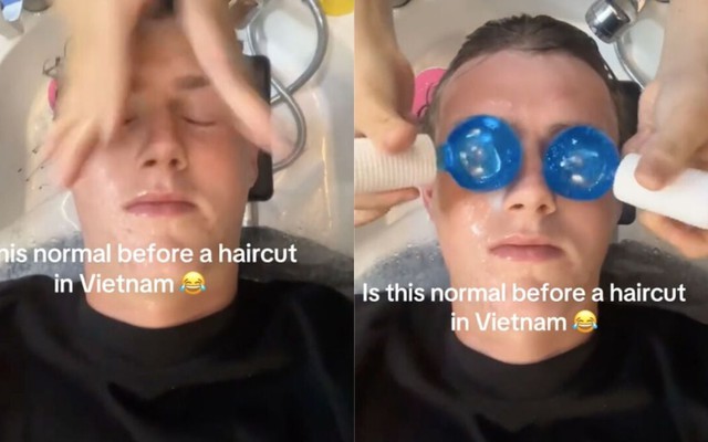 Clip anh Tây 'phê' và ngơ ngác khi gội đầu massage ở Việt Nam hút 24 triệu view