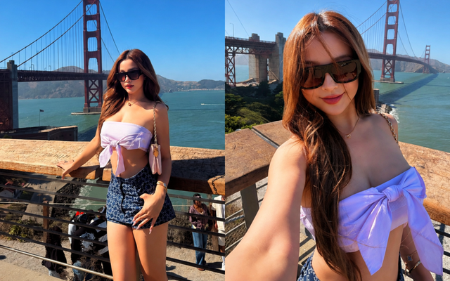 Hot girl đẹp nhất nhì Việt Nam U40 đi khắp thế gian, tới Mỹ gặp 1 người "buôn bao nhiêu chuyện"